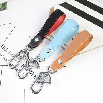 

Embossed suede car refitting Keychain men and women waist key ring personalized creativity simple