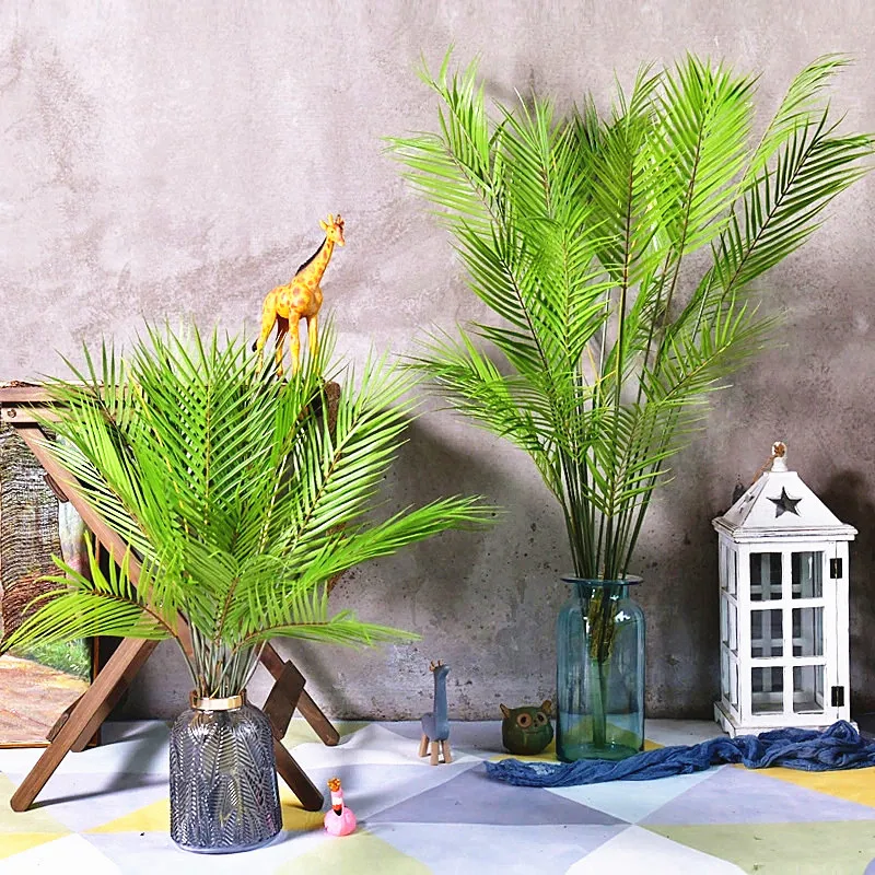 Palmera Artificial grande y rara de 70-125cm, plantas tropicales realistas  para interiores, árbol falso de plástico para el hogar, Hotel, decoración  de Navidad - AliExpress