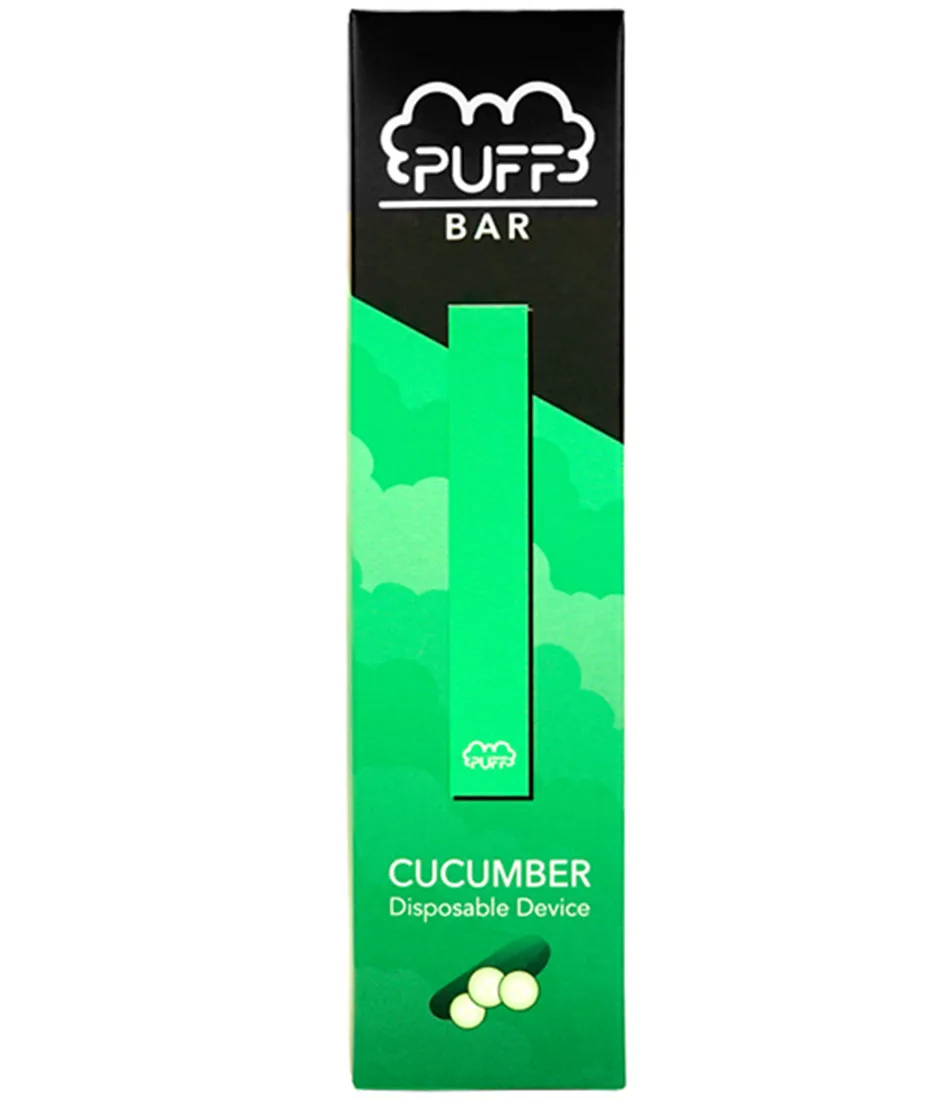 Cucumber Пуф бар Предварительно заполненные одноразовые стручки устройство испаритель Vape ручка - Цвет: Cucumber