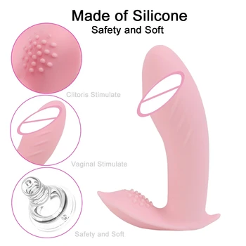 10 Frequency Remote Control Clitoris Stimulator Wearable Dildo Vibrator Sex Shop Sex Toys for Women Panty G Spot Massager 3