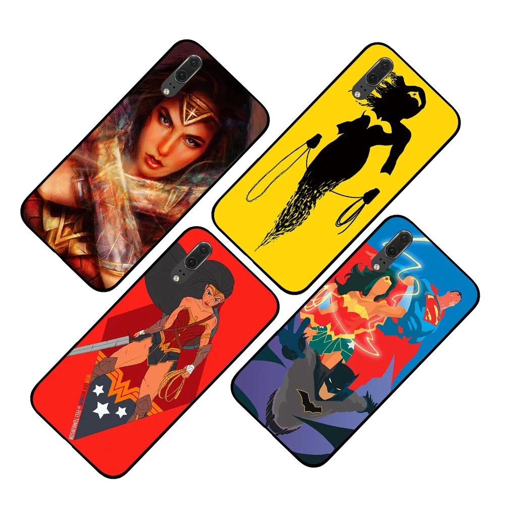 Чудо Женщина для Huawei Honor V9 V10 8 9 10 8X 5A 7A 5X Play Lite TPU чехол телефона|Чехлы-накладки| |