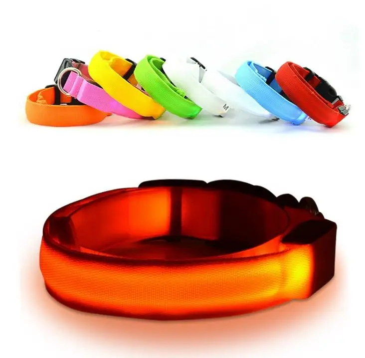 

Светодиодный ошейник для домашних животных, 500 шт./лот, S-XL, SN2957