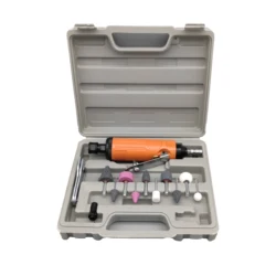 Kit de lixadeira pneumática profissional com 1/4 unidades, moinho de polimento, ferramentas para lixadeira