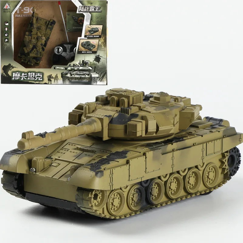 

Currently Available Remote Control Tank CHILDREN'S Toy Remote Control Model Bimodal Car Model New Style Double Battle Tank Car