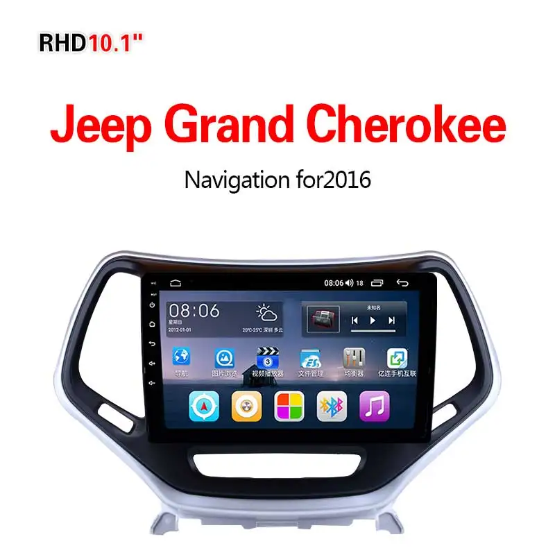 4G8core32G Lionet gps навигация для автомобиля Jeep Grand Cherokee 10,1 дюймов RJ1004Y - Размер экрана, дюймов: 4G8core32G