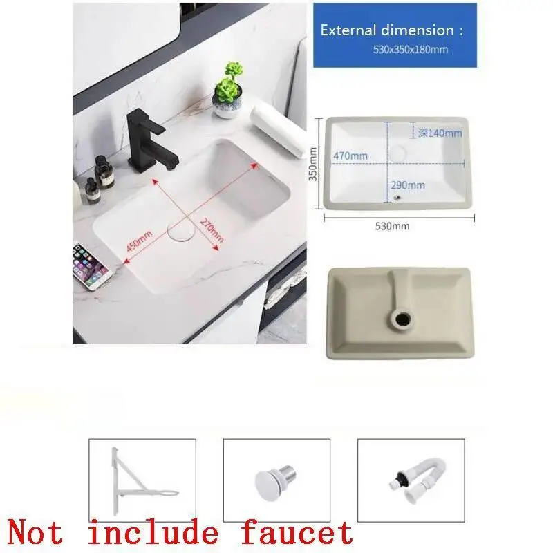 Пиа де Lavatorio Vanity Waschbecken черный Da Appoggio Wasbak Fregadero Banyo раковина для ванной Lavabo Cuba Banheiro умывальник - Цвет: Number 14
