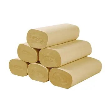 

12 Rolls Bamboo Toilet Paper Biodegradable Essential Coreless Toilet Paper Fragrance Free Friendly Absorbent Bathroom Tissue
