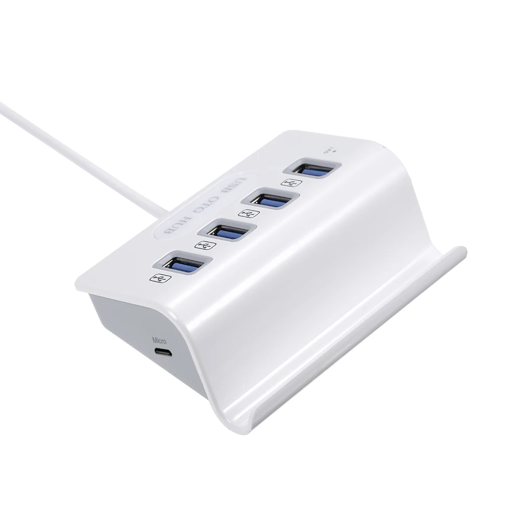 Концентратор USB3.1 type C с кардридером 4 в 1 USB-C концентратор type-c OTG концентратор USB 3,0 мульти концентратор с держателем телефона планшета для портативных ПК