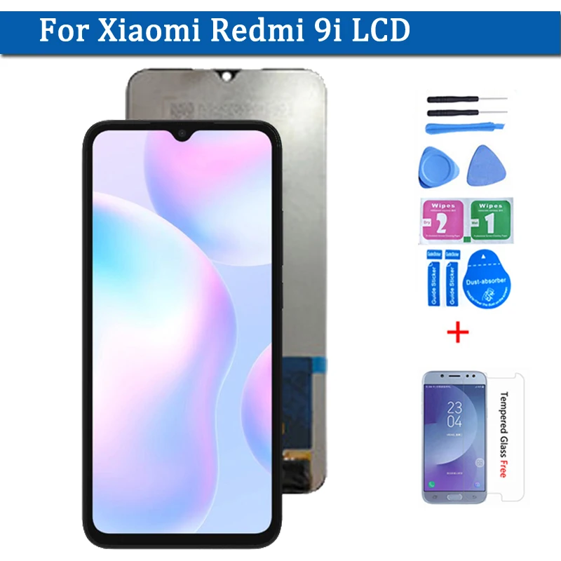 

Display For Xiaomi Redmi 9i M2006C3LG, M2006C3LI LCD Display Touch Screen Replacement Tested Phone LCD Screen Spare Part