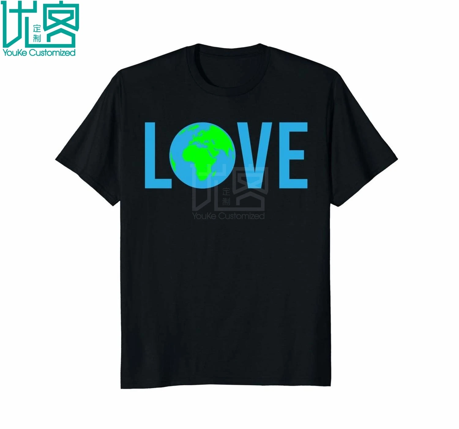 Одежда футболка с принтом День Земли 2018 надписью Love Earth-Save The Earth 4937 Уникальные