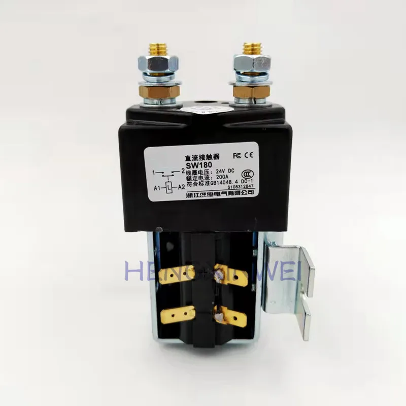 Description Picture 2 of itemSW180 Normally Open 200A DC Contactor ZJW200A Dc Contactor For Electrical Winch Contactor 12V 24V 36V 48V 60V 72V 84V 120V