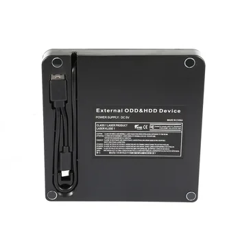 

External DVD Drive USB 3.0 Portable CD Drive Portable Rewriter Burners Writer for Desktop PC Laptop SP99