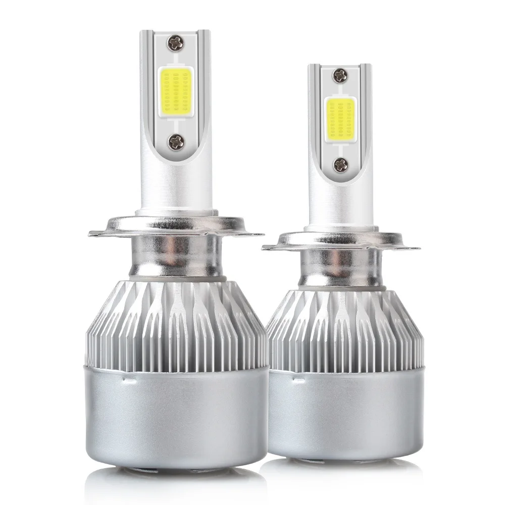 C6 Kit LED cree xénon Safego feu de croisement et route ampoule H7 à prix  pas cher