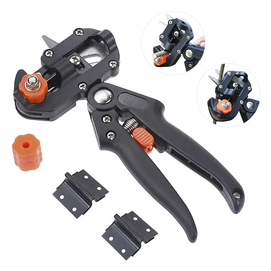 

New Garden Tools Grafting Pruner 2 in 1 Pruning Shear Grafting Scissor Fruit Tree Plant Graft Tool Cutting Vaccination Secateurs