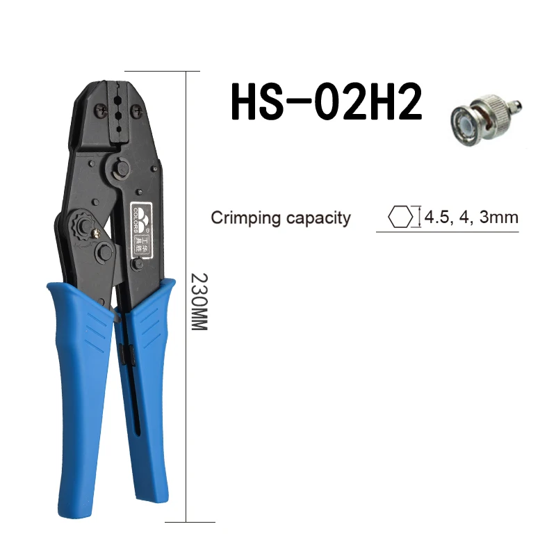 HS-02/05H/457High Quality Professional Hand Tools crimping pliers for non-insulated terminals and connectors Mini Crimper Plier