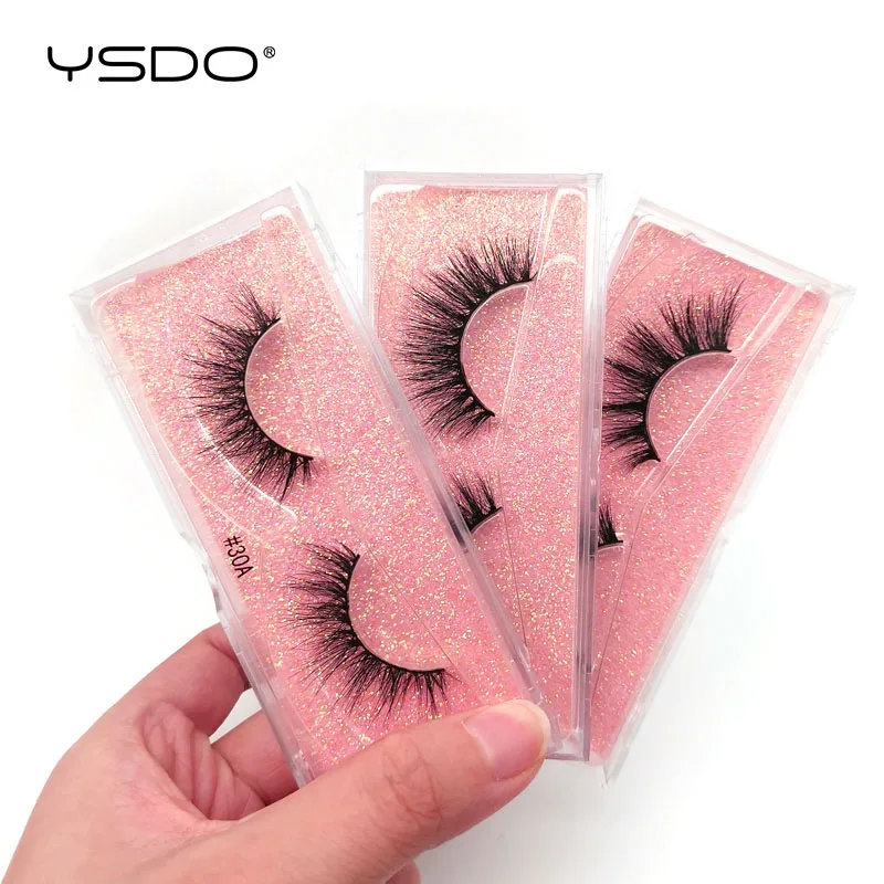 Black Mink False Eyelashes 3D Dramatic Fluffy Eye Makeup