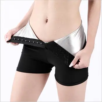 

Women Hot Thermo Pants Suana Sweat Short Pant Body Shaper Slim Butt Lifter Tights Tummy Control Panties Sweat Belt Waist Trainer