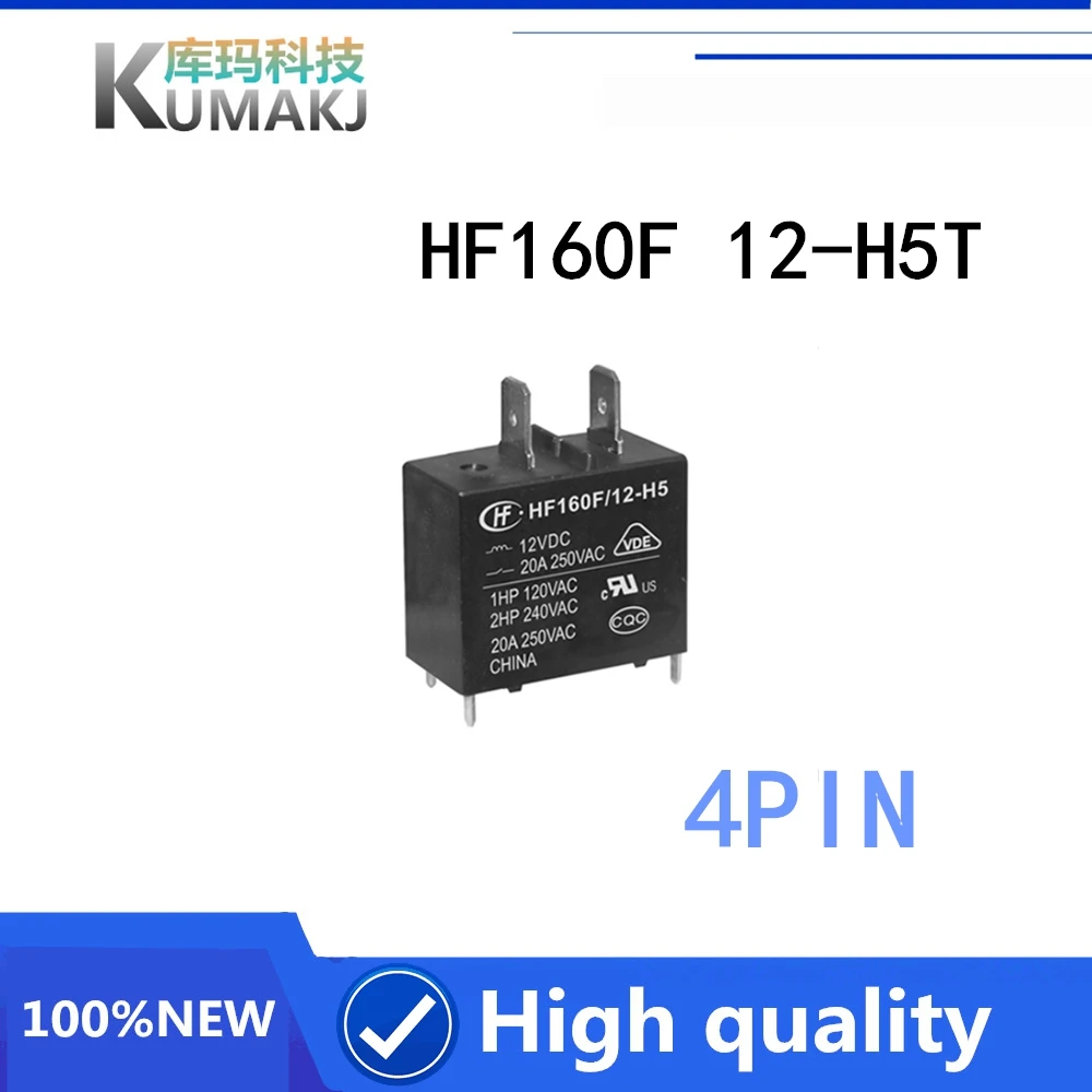 2 шт./лот 100% оригинал Новый реле HF160F/12-H5T HF160F-12-H5T HF160F 12 H5T 12-H5T 4PIN | Электронные
