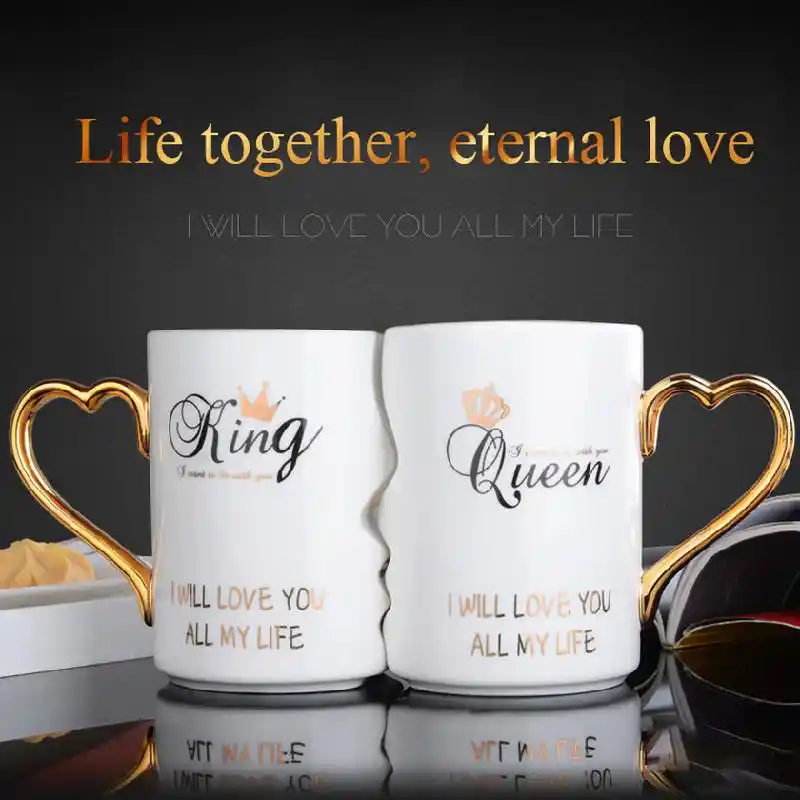2 adet takim cift kupalari seramik kahve opucuk kupa yaratici trendleri kisilik su bardaklari dugun drinkware severler dogum gunu hediyesi