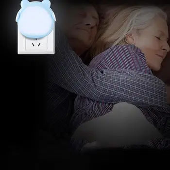 

Cartoon Bear Intelligent LED Automatic Sensor Lamp Light Control Night Lights US Lighting Conditions for Different Environments