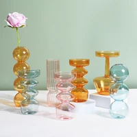 Glass Vase Nordic Home Decor Bubble Vase Living Room Decoration Terrarium Flower Vase Plant Pots Decorative Home Accessory Gift - Image 2