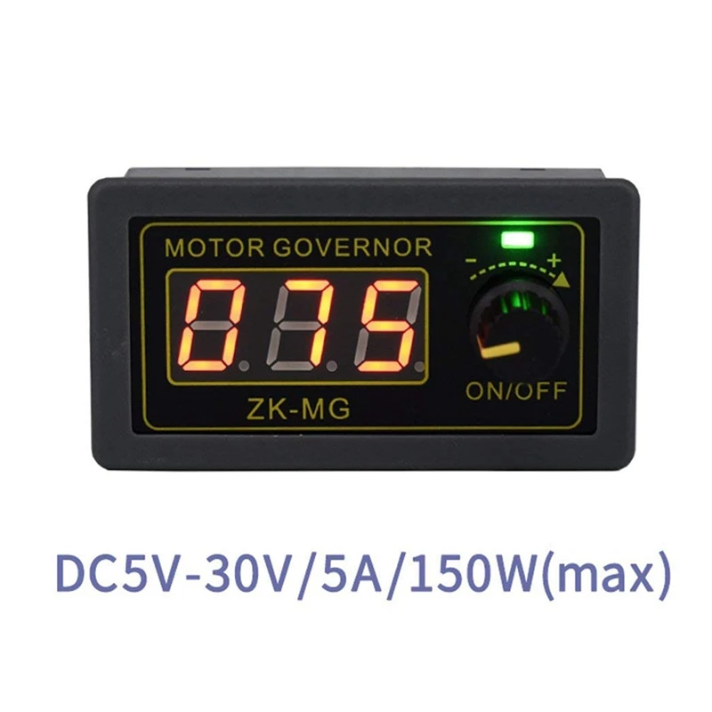 Горячая DC 5-30 в 12 В 24 В 5A DC контроллер двигателя PWM коэффициент работы частота Макс 15A ZK-MG