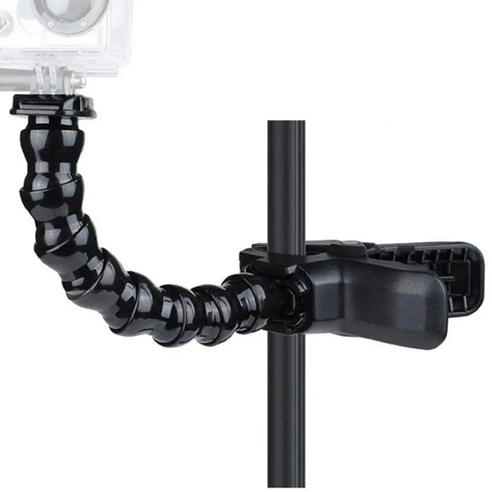 Jaws Flex Clamp Mount+ 8 суставов Регулируемая гусиная шея для Gopro Hero/7/6/5/4/3/2/1/SJ4000/SJ5000 Экшн-камера