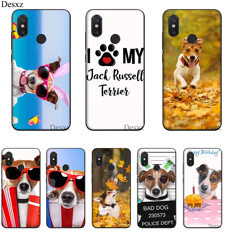 Phone Case TPU For Xiaomi Mi 6 8 A3 Pro CC9E 9T MAX 3 9 SE F1 A1 A2 Lite 5X 6X Cover Jack Russell Terrier Dog Shell | Мобильные