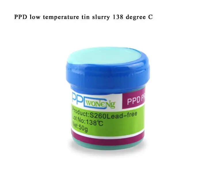 138 degree PPD лучшая температура плавления 138/183 градусов свинец низкая температура паяльная паста для A8 A9 A10 A11 чип специальная Оловянная масса - Цвет: 138 degree