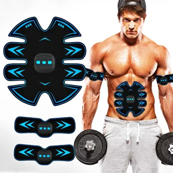 

EMS Wireless Muscle Stimulator Trainer Electric Weight Stickers Body Chargeable Smart Fitness Abdominal Training Arm Leg Belt