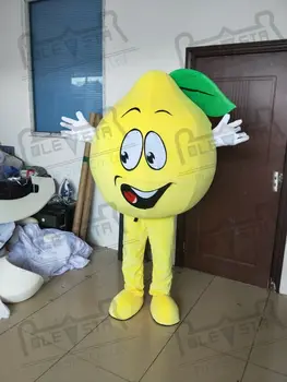 

quality happy fruit mascot costumes cartoon lemon mascot design