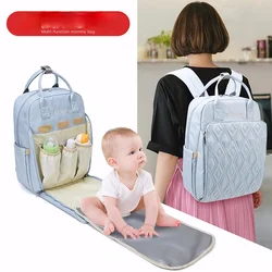Sac à dos de grande capacité pour bébé, sac à couches avec sacs à couches pour bébé, sacs avec couffin, sangles de poussette imperméables 