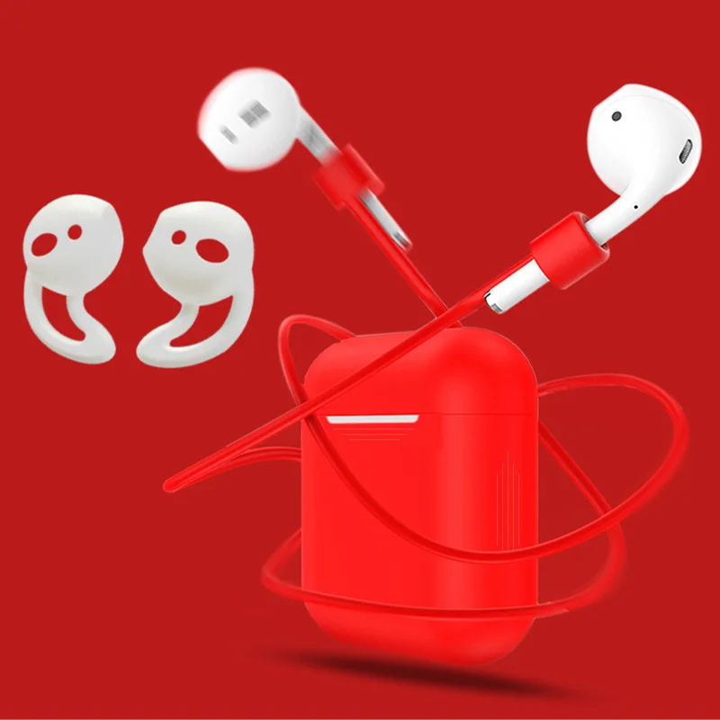 Новый силиконовый чехол для Airpods1 2 й роскошный защитный наушников Apple Airpods 1 и