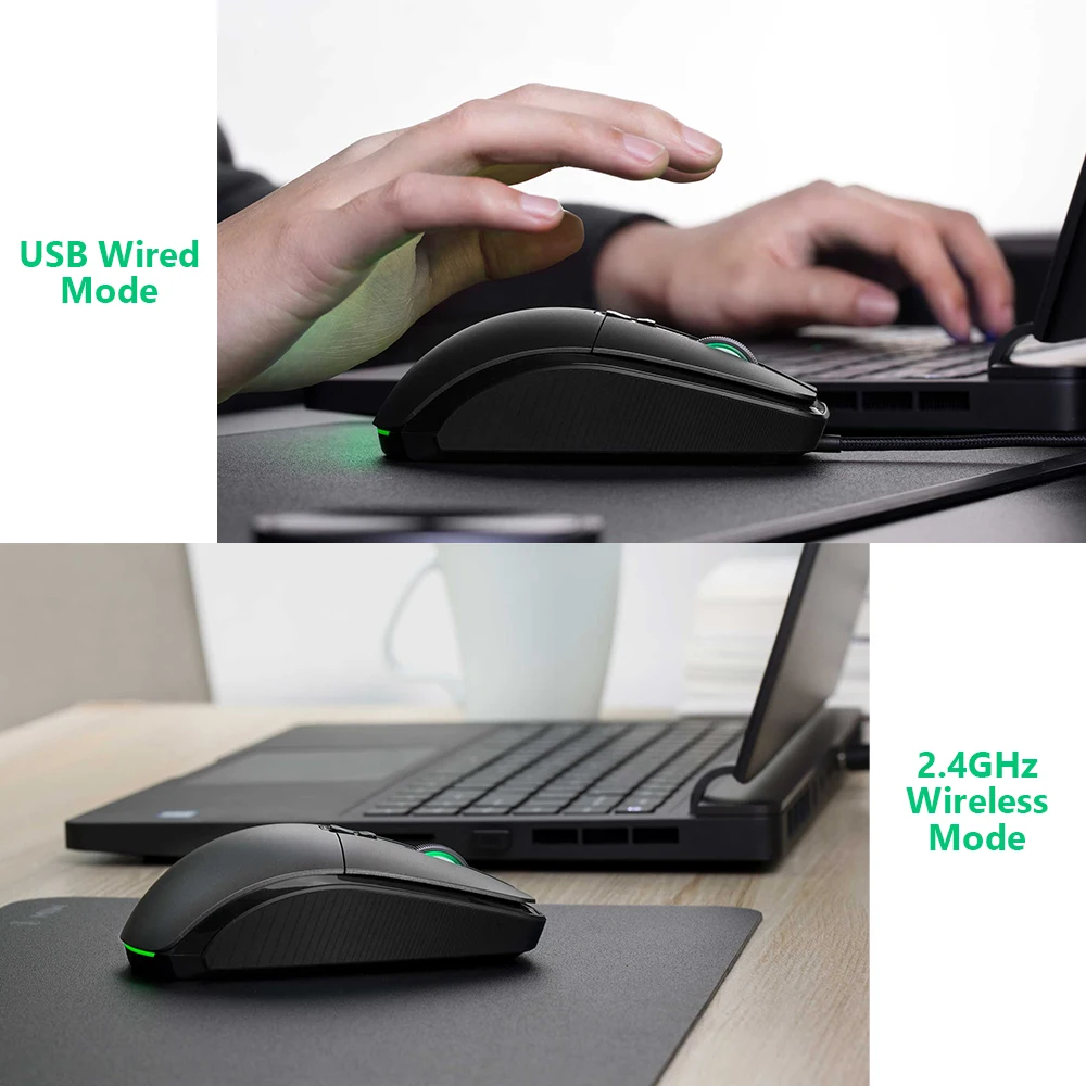 Оригинальная беспроводная мышь Xiaomi Игровая USB 2 4 ГГц 7200 dpi RGB подсветка
