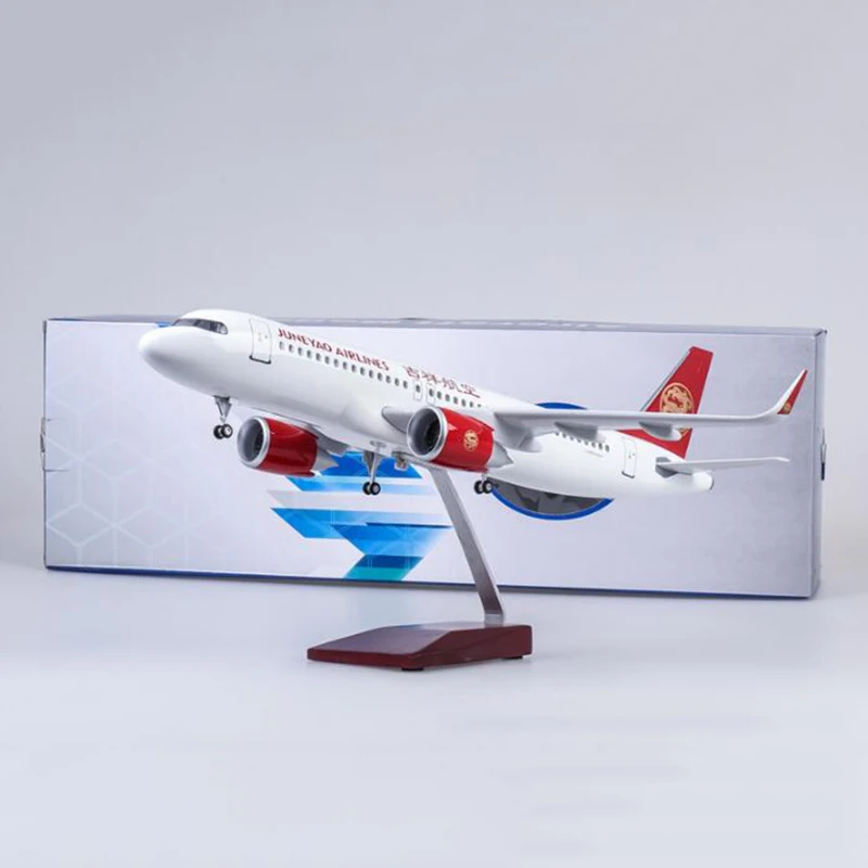 Самолёт моделей самолета 1/80 47 см с подсветильник кой и посадкой | Игрушки хобби