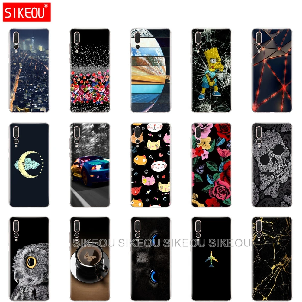 Силиконовый чехол для телефона Huawei P20 P8 P9 P10 mate 10 Lite Pro 2017 2016 задняя крышка huawei p smart