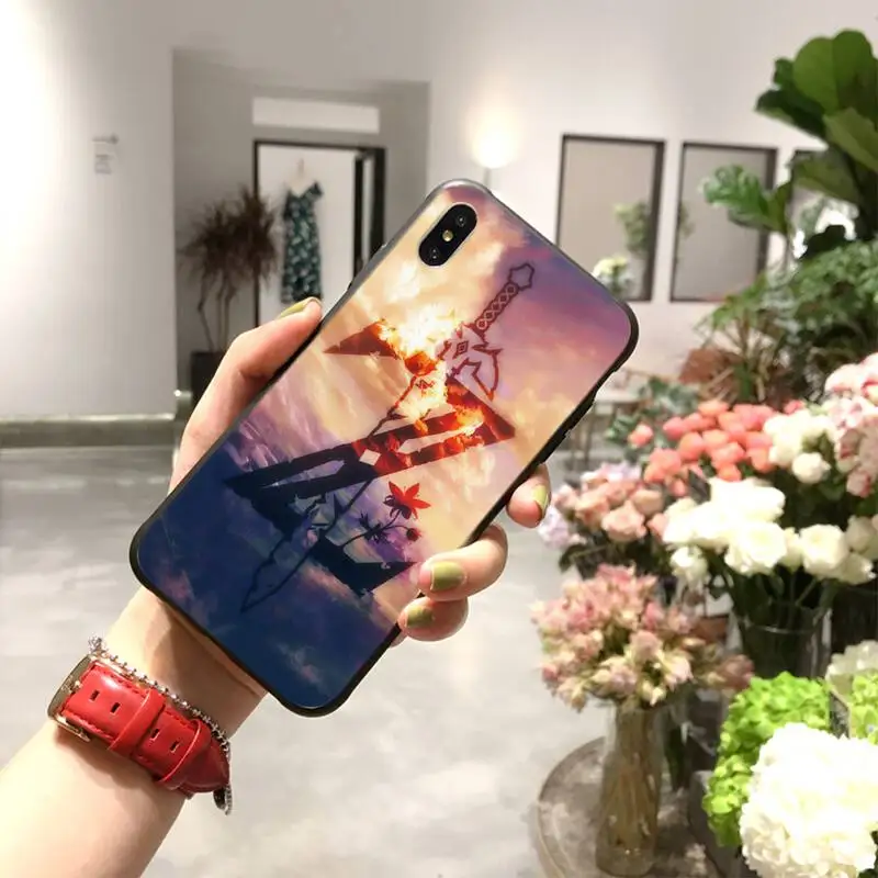 Мягкий силиконовый чехол для телефона PENGHUWAN The Legend Of Zelda из ТПУ iPhone 11 pro XS MAX 8 7 6 6S Plus X