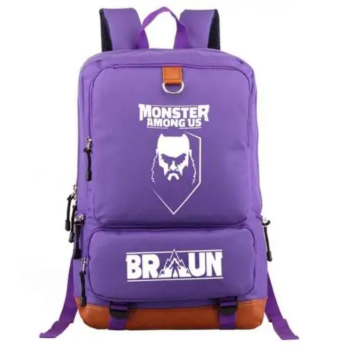 as pictures Braun Strowman Monster Among Us школьная сумка, холщовые рюкзаки, школьный рюкзак, рюкзак для путешествий, повседневный рюкзак - Цвет: as pictures