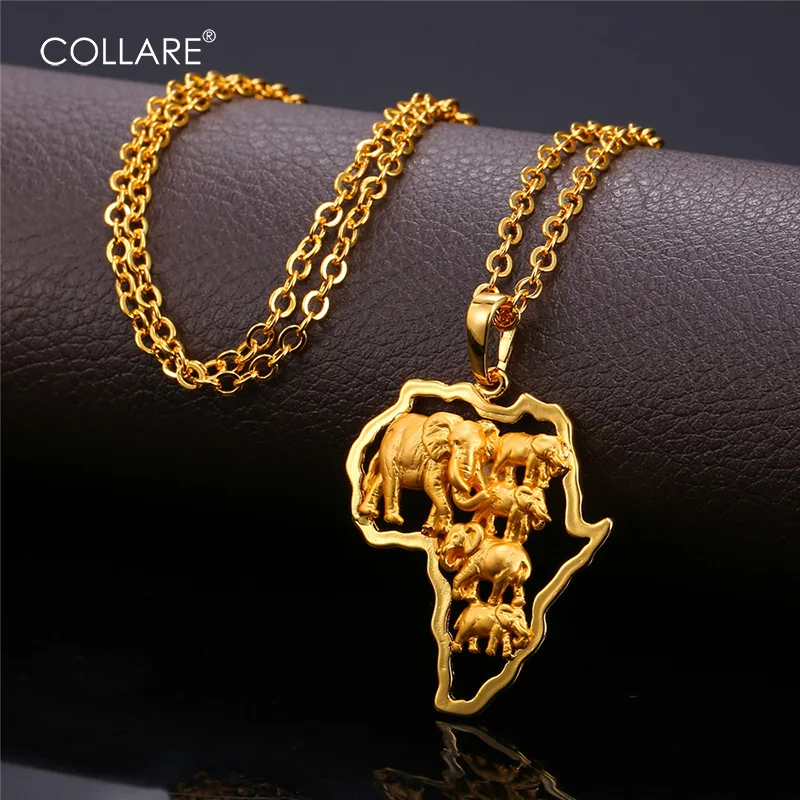 Женское и женское ожерелье Collare колье с кулоном в форме слона