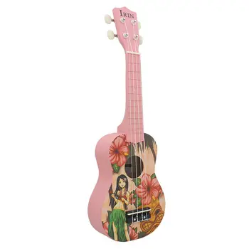 

IRIN Ukelele Soprano 21 inch Guitar Ukulele 4 Nylon String small guitar Music Instrument Professional Acoustic Hawaii Guitar