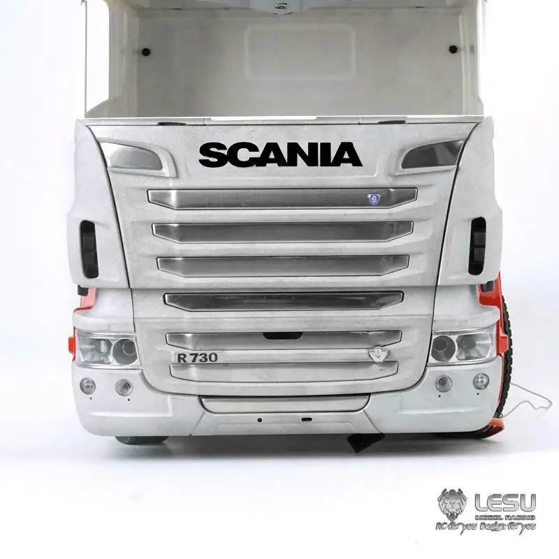 Передний бампер LESU 1/14 RC TAMIYA Scania R470 R620 для грузовика R730|Радиоуправляемые