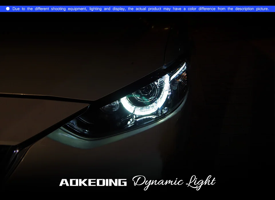 Фара для автомобиля Mazda 6 Atenza 2013- фары Противотуманные фары Дневные ходовые огни DRL H7 светодиодный Биксеноновая лампа автомобильные аксессуары