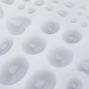 

Tray Cabochon Gem Silicone Mold Moulds for DIY Pendant Charm Jewelry Making 19QC