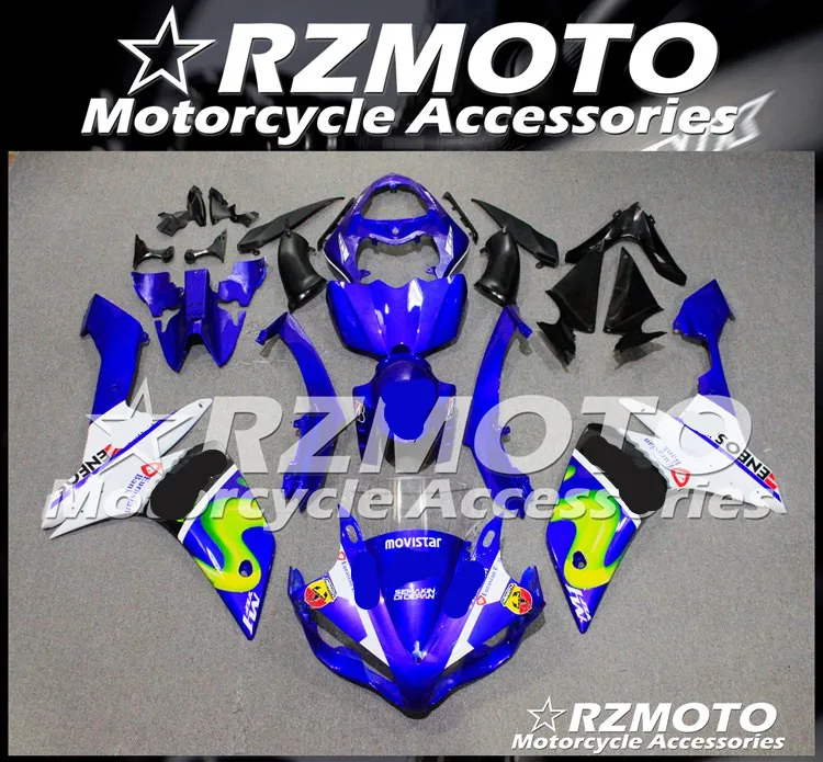 ABS мотоцикл обтекатель комплект для YAMAHA YZF R1 2007-2008 год кузов литья под давлением Магазин № 1538
