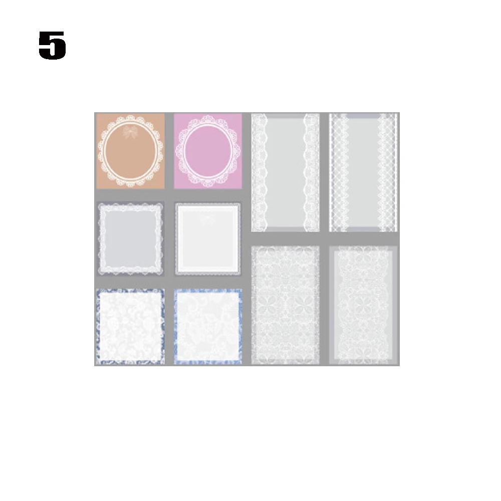 30 шт./упак. винтажные чернила живопись Ретро сообщения бумага Kawaii Note Pad набор для скрапбукинга натуральный печати канцелярские принадлежности - Цвет: 5
