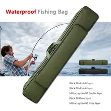 Удобная Холщовая Сумка Дорожная сумка для рыболовных снастей рыболовная удочка сумка для альпинизма рыболовная удочка Сумка для кемпинга хранение водонепроницаемый