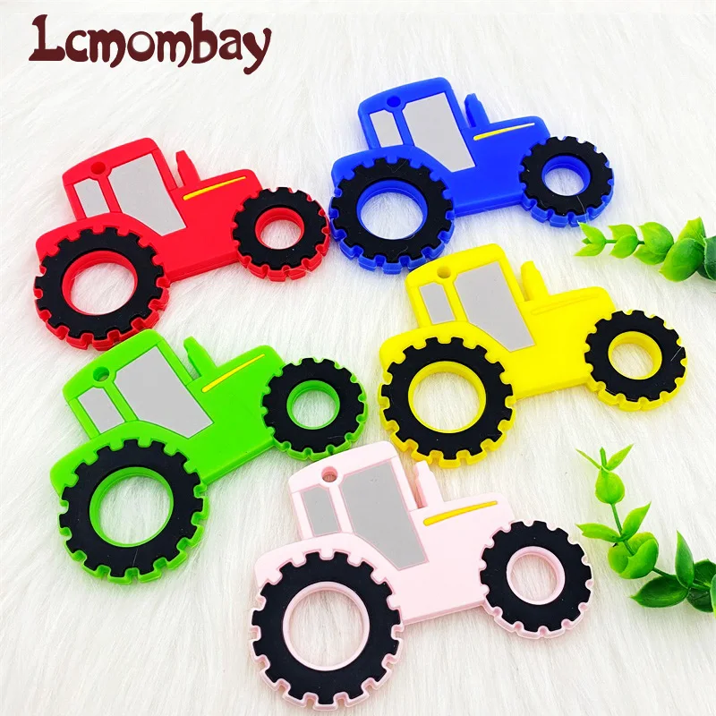 1PCS BPA Free Car Silicone Baby Teether rodent Baby Teething Toys Chewable  Baby Products Nursing Gift 2