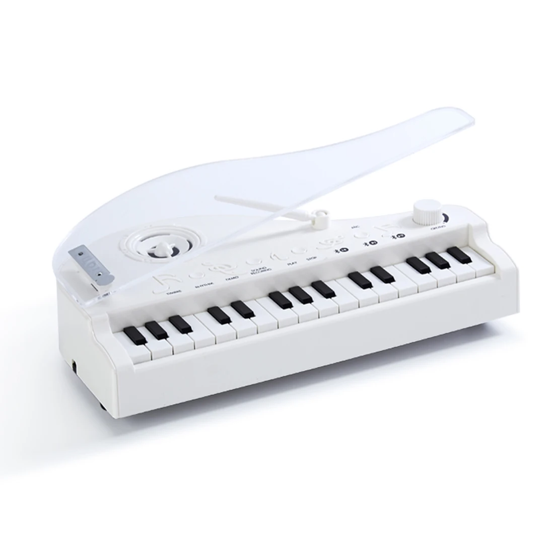 

Children Intelligent Bluetooth Mini Electronic Keyboard Piano Toy With Light Sound Educational Toy For Kid Gift-White Pink Black