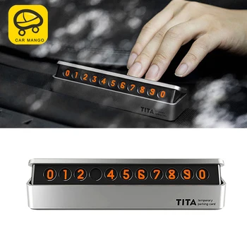 

CarManGo for Mercedes Benz A B C E S Class GLA CLA G500 GLE GLC ML GLK G Car Parking Card Telephone Phone Number Card Plate