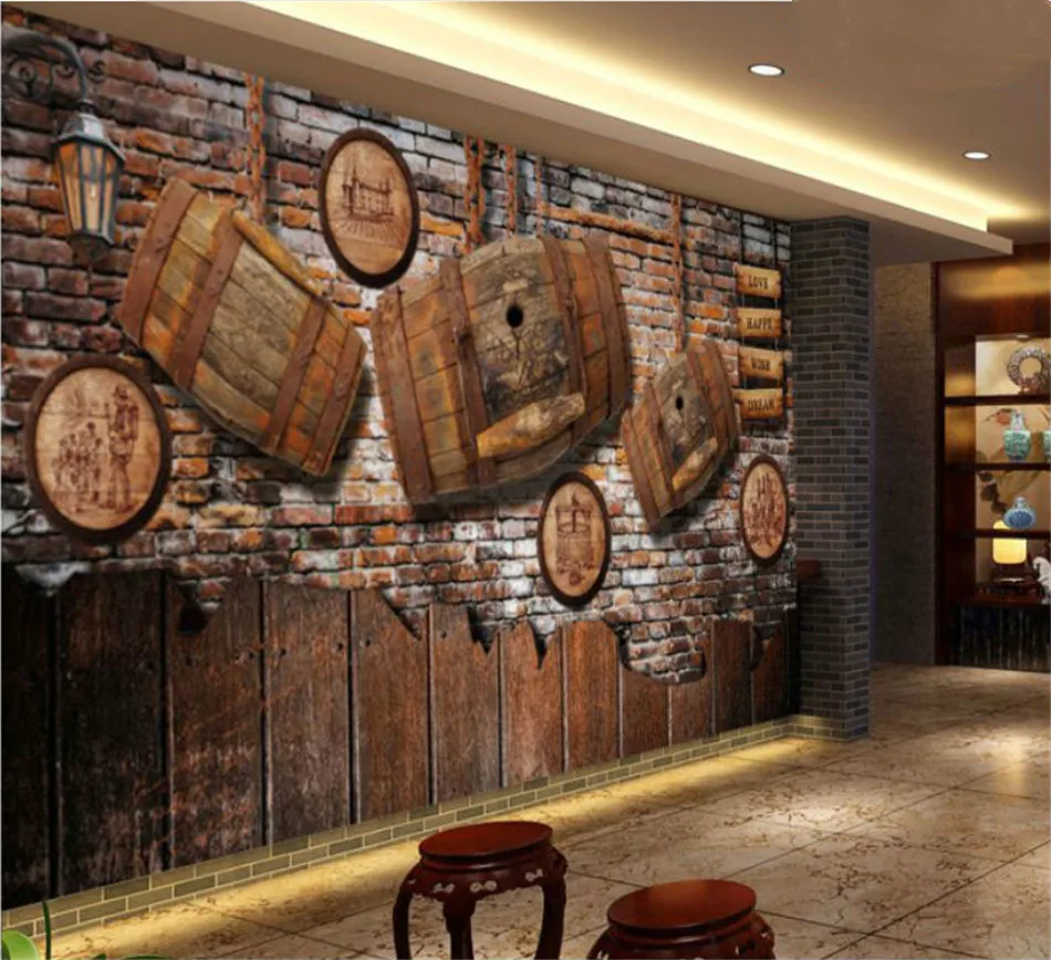 Personalizado 3d futebol xadrez papel de parede ktv bar café hotel  decoração industrial fundo mural 3d - AliExpress